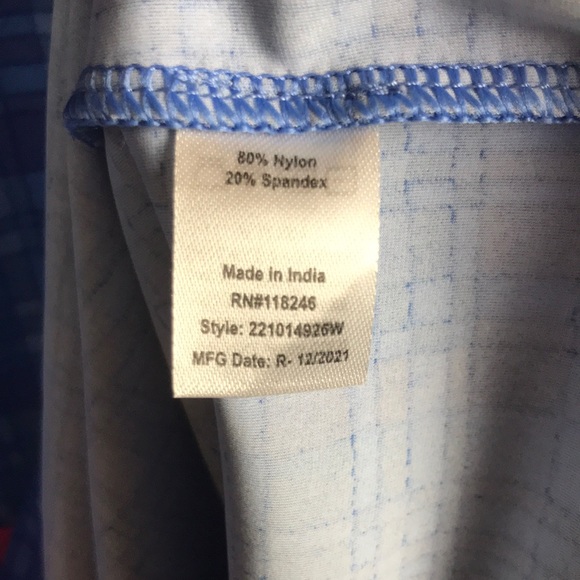 Cabana Life x Talbots Women’s Matching Set Beach Swim Tunic and Tankini Top - Picture 9 of 16